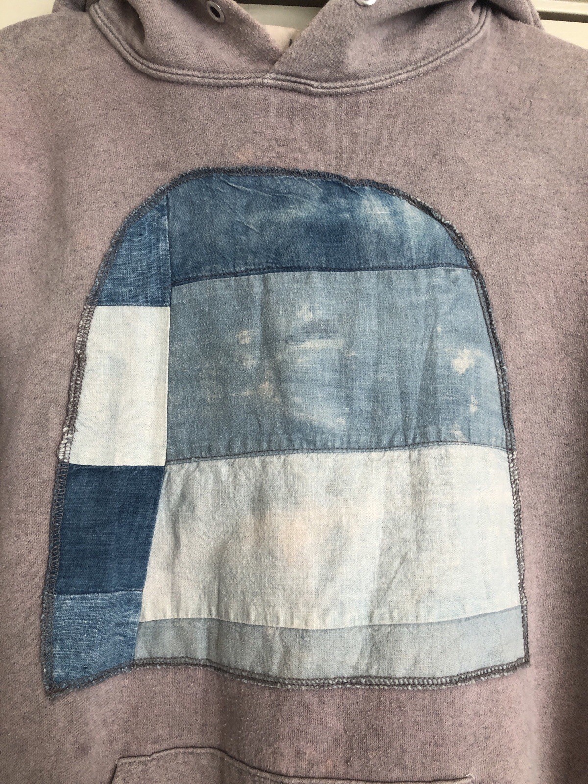Botanically Dyed Patchwork Hoodie - image 4
