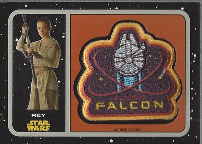 2015 Star Wars Journey to The Force Awakens Patches #P6 Millennium Falcon Rey