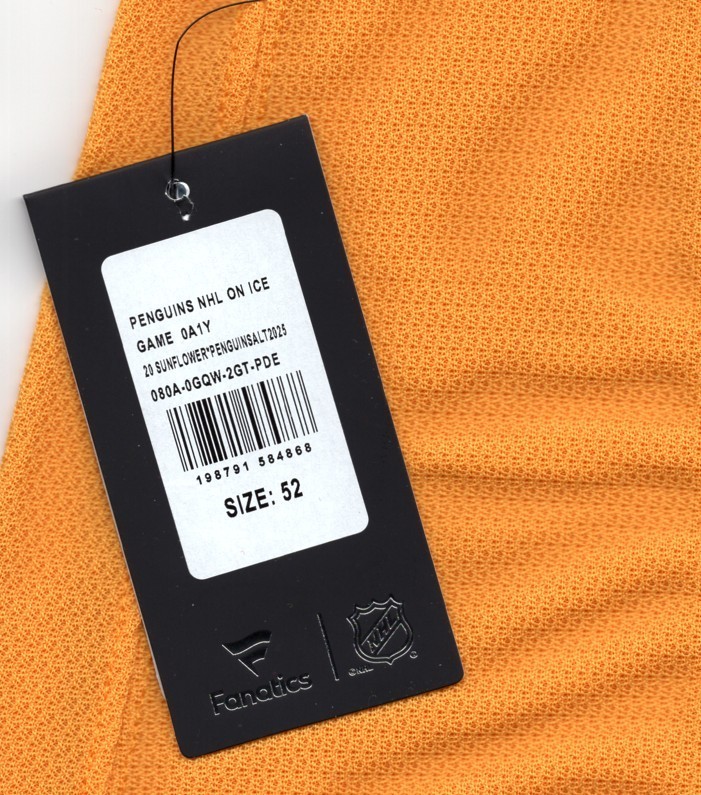 NO TARIFFS sz 52  Pittsburgh Penguins Fanatics Authentic PRO Hockey Jersey alt