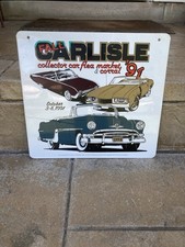 Vintage Fall Carlisle Collector Car Corral Flea Market Sign, 1991, 1 Of 250 Yana