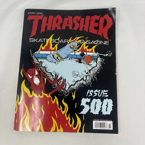 Thrasher Magazin Ausgabe 500 und 40 Jahre Jubiläum 2021 mit Plakaten