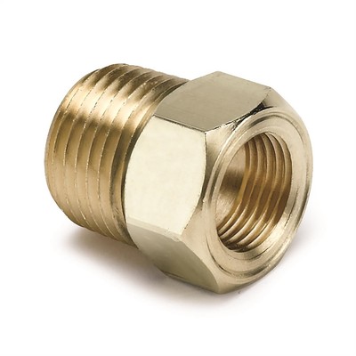 AutoMeter 2264 Temp. Gauge Probe Adapter Fitting,Brass 1/2 NPT