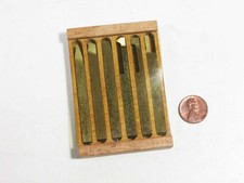 Unimat DB / SL Mini Lathe - 6 Ground Tool Bits