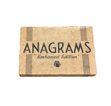 Vintage Anagrams Embossed Edition Word Game B...