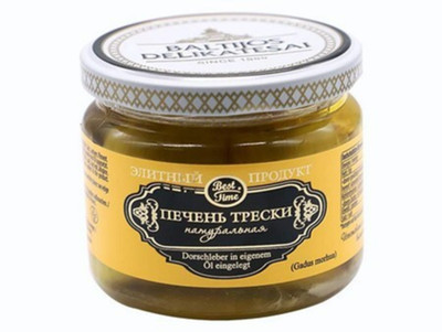 BEST TIME  Dorschleber in Öl Glas 250g / Abtropfgewicht 247g
