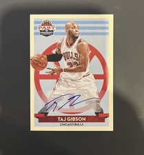 2012-13 Panini Past and Present Taj Gibson Auto #136 Chicago Bulls