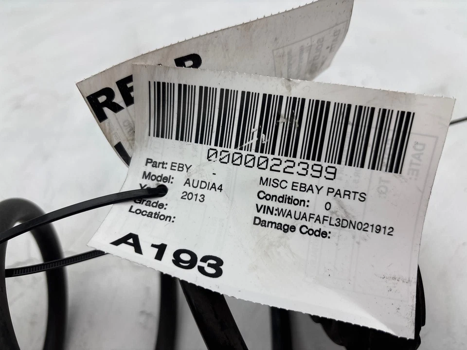 Muelle helicoidal suspensión trasera izquierda Audi A4 S4 A5 S5 2009-2016 OEM Foto 2 de 4