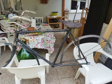 Vintage Ferrea 1933 White Bicycle Frame