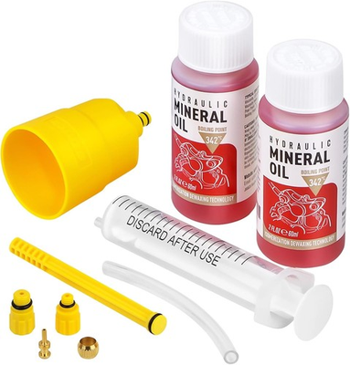 #ad Brake Bleed Kit for Shimano Hydraulic Brakes Brake Fluid Mineral Oil 120ml ... $15.79