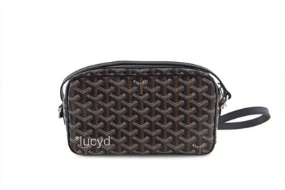 GOYARD Sac Cap Vert PM Shoulder/Crossbody Bag Black Excellent | eBay