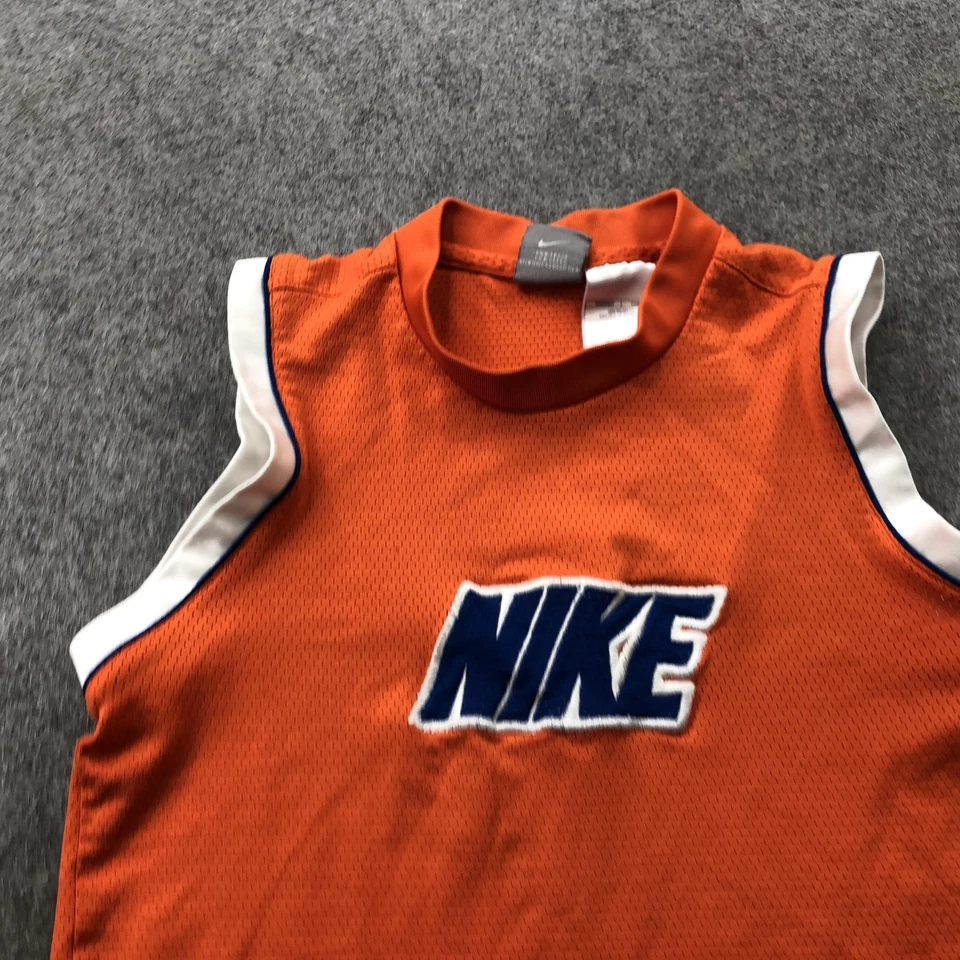 Camiseta deportiva vintage Nike para mujer grande sin mangas de malla camiseta de baloncesto Foto 3 de 4