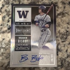Panini 2015 Contenders Draft Ticket Autograph Braden Bishop #33 /99 Huskies