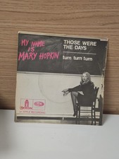 Vinyl 45 Türme Retro alt - My Name Is Mary Hopkin - Schallplatte Sammlung Vintage
