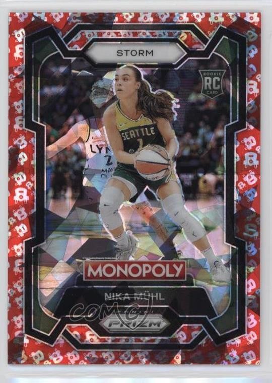 2024 Panini Prizm Monopoly WNBA Free Parking Prizm Nika Muhl Nika Mühl #4 1c0s