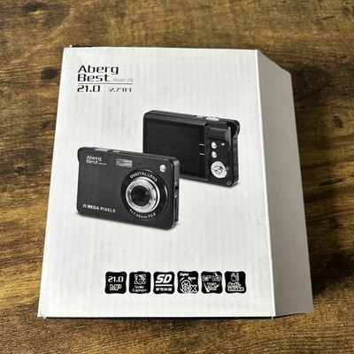 Aberg Best ABcam 218 21 MP Small Black Digital Camera NIB