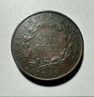 Photo of a East India Company 1/2 Cent coin from an eBay sale