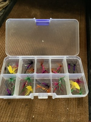 Box Of New Fly Fishing Flys  Exe Unused 