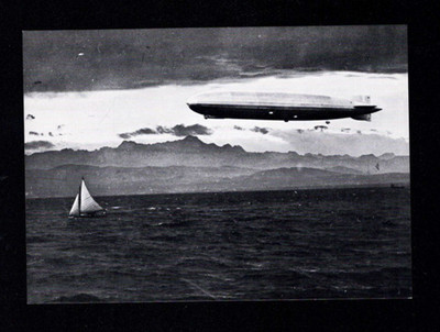 Zeppelin LZ 127  - Abfahrt überm Bodensee   (BE-2-325)
