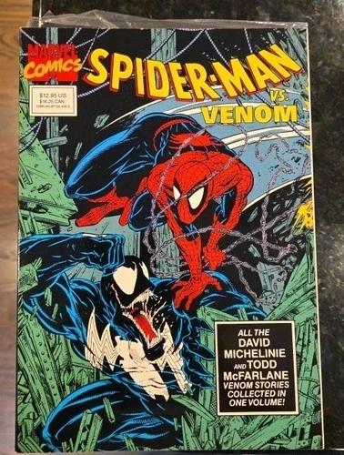 Spider-Man Vs. Venom by Michelinie/McFarlane (Softcover, 1992)