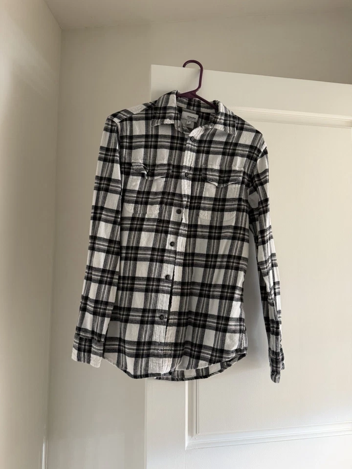 3 (three) Sonoma Small Men’s Button Up Flannel Shirts - Image 4 of 4