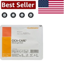 Cica-Care 5"x6" Silicone Gel Adhesive Sheet for Effective Scar Therapy Healing