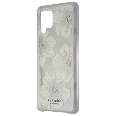 Kate Spade Hardshell Case for Samsung Galaxy A42 5G - Hollyhock Floral Clear