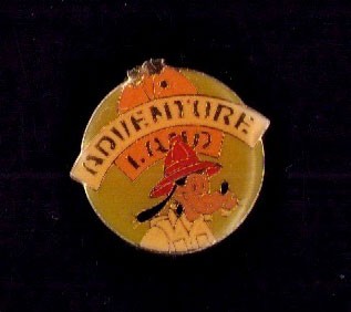 Disney Walt Productions Vintage 1980s Adventure Land Safari pin