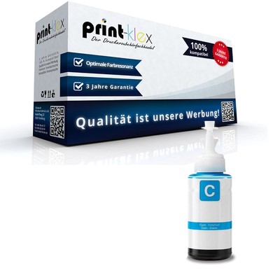 Premium Druckerpatrone für Epson EcoTank ET-2500 Blau Cyan-Easy Print Serie
