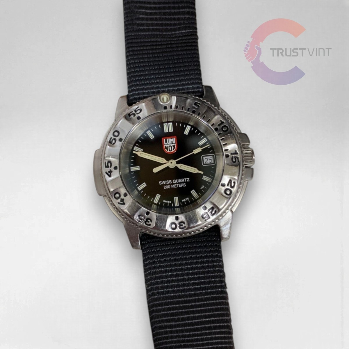 Luminox Navy Seal Steel Series 3200 Men's 45.8mm Black Dial Quartz