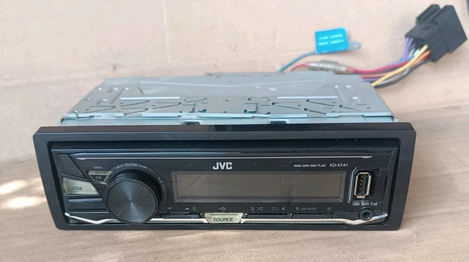 Autoradio JVC KD-X141 (4x50wat) USB/AUX MP3, WMA, WAV & FLAC Audio File Playback - Immagine 2 di 4