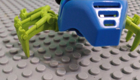 MOC Lego Bionicle Fikou 1441 BLUE Tree Spider -Custom Color Build