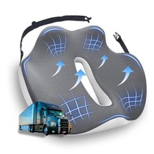 Truck Seat Cushion for Truck Drivers, Memory Foam Support Seat X-Large