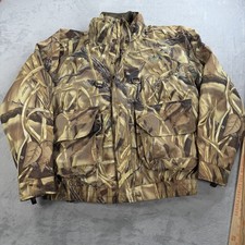 Vintage Cabela's Advantage Wetlands Camo Real Tree Jacket Mens L Insulated 3-1