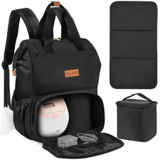 Breast Pump Bag for Spectra S1 S2, Portable Carrying Case with Waterproof Mat