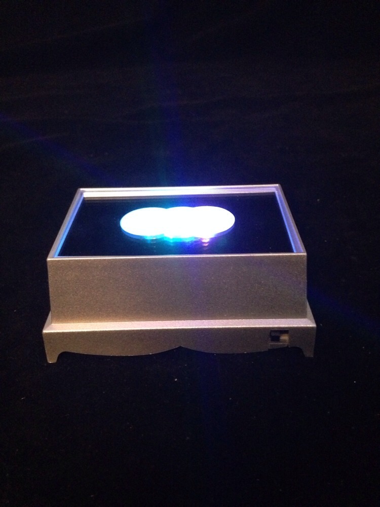 Crystal Rectangle Led Display Base