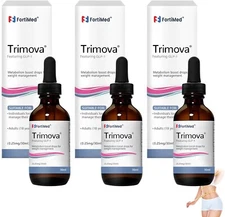 6 FortiMed Trimova Featuring GLP-1 Metabolism Boost Drops For Weight (6 bottles)