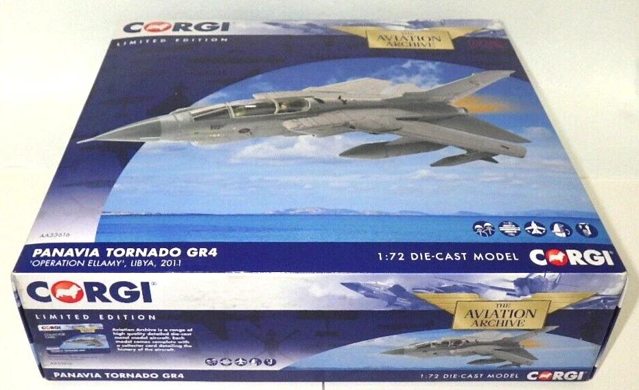 Corgi 33616 1/72 Panavia Tornado GR 4 Operazione Ellamy Libya 2011 da JPN Rara - Immagine 2 di 4