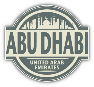 Car Sticker Abu Dhabi City United Arab Emirates Travel K52 12cm