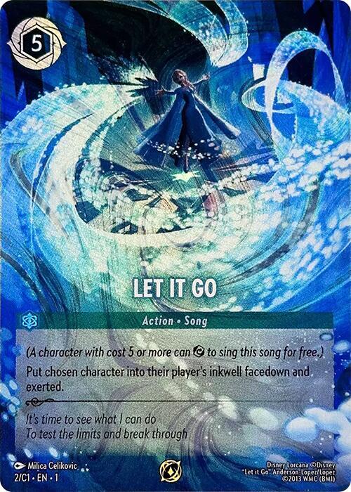 Let It Go 2 Disney Lorcana Promo Cards | eBay