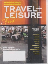 Travel + Leisure September 2019 World's Best Restaurants  (Magazine: Travel)