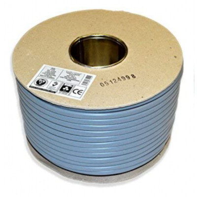 1,0 MM² 6243Y 3-ADRIG & ERDKABEL 100 mtr GRAU 2-FACH SCHALTKABEL BASIS