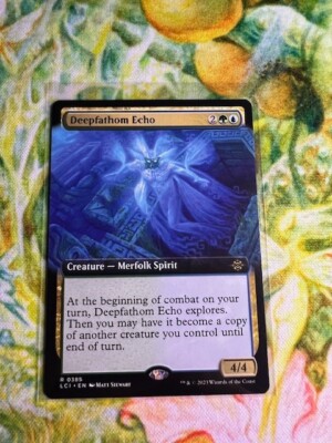 Deepfathom Echo (Extended Art) MTG: LCI *Pack Fresh*