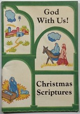 God With Us! Christmas Scriptures, Vintage 1976 Holy Devotional Booklet.