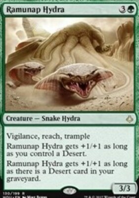 4x NM-Mint, English Foil Ramunap Hydra - Foil Hour of Devastation magicmtg
