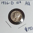 1926-D 10C Mercury Dime AU
