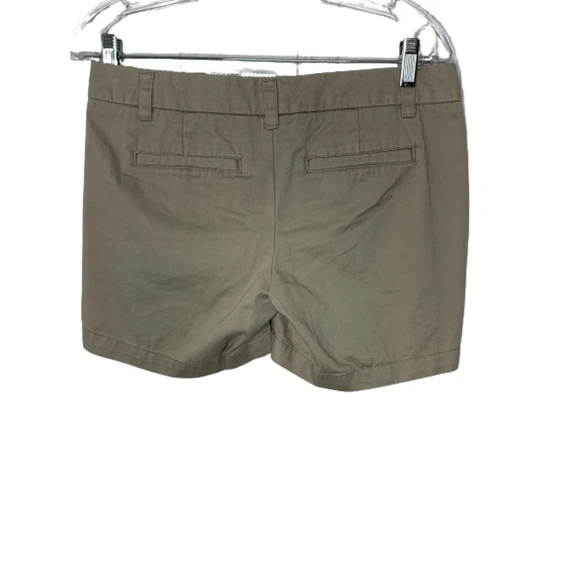 Pantalones cortos Merona caqui tiro bajo novio para mujer talla 2 beige tostado Foto 3 de 4