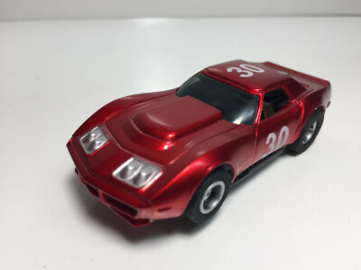 AFX ~ LIMITED ~ Metallic RED CORVETTE Slot Car #30 ~ Aurora ~ NEW UNUSED ~ MINT