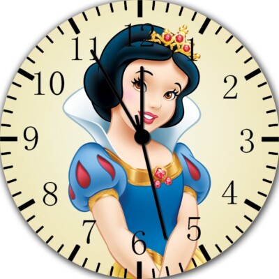 Snow White Wall Clock E119 Personalized option with adding name