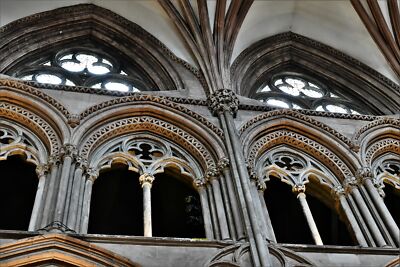 Photo 12x8 Lichfield Cathedral: The nave 2 c2021