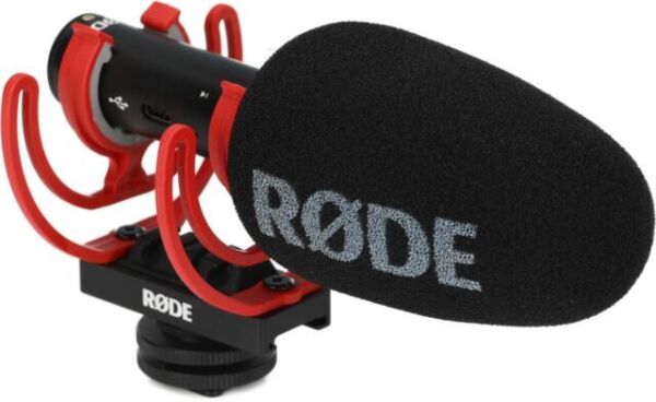 Rode VideoMic GO II Ultracompact Analog/USB Camera - Black/Red for sale  online